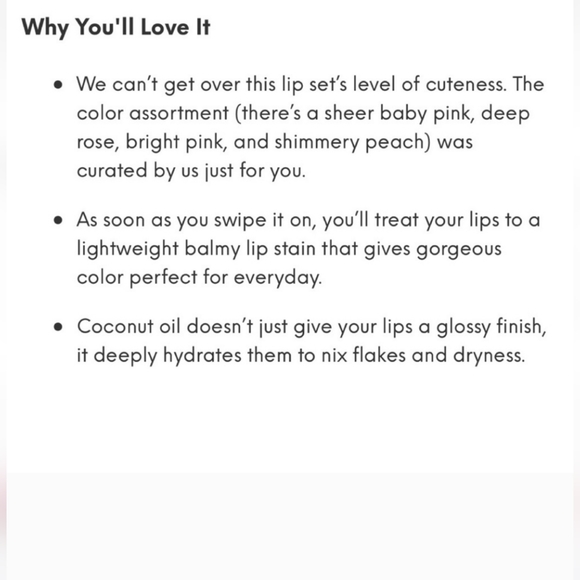 TRÈSTIQUE Mini Lip Glaze Set of 4 NEW - Picture 15 of 16